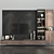 Modern Oak Cabinet - Stylish Storage Solution 3D model small image 1