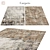 Vintage Floral Rug 263 3D model small image 1