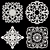 Elegant Floral Wall Rosettes 3D model small image 4