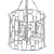 Elegant Gold Foyer Pendant Light 3D model small image 2