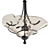 Vitalia 22 Chandelier: Exquisite Lighting Elegance 3D model small image 1