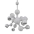 Elegant Atomic Suspension Light 3D model small image 2