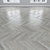 Oak Parquet Flooring: Herringbone, Linear & Chevron 3D model small image 4