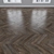 Parquet Oak: Herringbone, Linear, Chevron 3D model small image 4