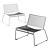 Modern HEE Lounge Chair: Stunning Design 3D model small image 2