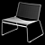 Modern HEE Lounge Chair: Stunning Design 3D model small image 4