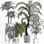 Tropical Palms Collection 3D model small image 3