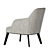 Elegant Poliform Jane Armchair 3D model small image 3