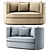Elegant Love Sofa | High-Quality Design 3D model small image 3