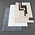 Modern Rugs Collection: High Resolution, 5-Piece Set 3D model small image 1