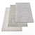 Modern Rugs Bundle: 5 Pieces of Stylish Flooring 3D model small image 1