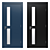 Elegant Interior Door - 17 3D model small image 1