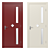 Modern 19 Interior Door 3D model small image 1