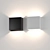 Modern Square Aluminum Wall Light 3D model small image 1