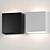 Modern Square Aluminum Wall Light 3D model small image 4
