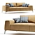 Elegant Montado Sofa: Luxurious Comfort 3D model small image 1