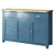 Jules Verne Chest of Drawers - 3 Drawers, 3 Doors 3D model small image 1