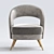 Elegant Ava Armchair: Modern Design 3D model small image 2