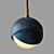 Sleek Benedict Pendant Light 3D model small image 2