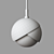 Sleek Benedict Pendant Light 3D model small image 3