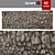 Detailed Stone Wall Model 3D model small image 1