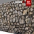 Detailed Stone Wall Model 3D model small image 2