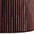 Striped Wood Panel: PBR, PNG, 4K 3D model small image 2