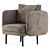 Auburn Armchair: Classic Elegance for Your Living Space 3D model small image 3