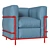 Cozy Armchair - 70x70x70cm 3D model small image 1