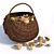 Mushroom Haven Basket 3D model small image 5