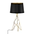 Sleek Copper Tripod Table Lamp 3D model small image 1