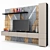 Customized TV Wall Unit 3D model small image 2
