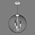 Sleek Pendant Light - 72913x Sferico 3D model small image 4