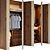 Stylish Filled Wardrobe 3D model small image 2