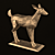 Polygonal Deer Sculpture - Low Poly Set 3D model small image 9