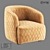 LoftDesigne 4046 Leather Armchair - Elegant and Comfortable 3D model small image 1