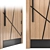 Abstract Steel-Wood Door 3D model small image 2