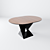 Stella Dining Table: Modernist Elegance 3D model small image 3