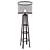 LUSSOLE PARKER GRLSP-9887: Elegant Torch Stand 3D model small image 3