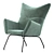 Ch445 Wing Lounge Chair: Modern, Stylish & Comfortable 3D model small image 4