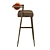 Modern Waters Bar Chair 3D model small image 3