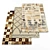 Modern Rugs 5-pack with Textures 3D model small image 1