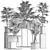 Exotic Palm Tree Collection 3D model small image 5