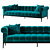 Luxurious Eichholtz AURELIO Sofa 3D model small image 1