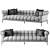 Luxurious Eichholtz AURELIO Sofa 3D model small image 4