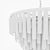 Crystal 12-Light Chandelier, 60cm Diameter 3D model small image 4