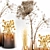 Stylish Dried Plant Bouquet for Indoor Decor 3D model small image 2