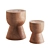 Mini Eggcup Wooden Stool 3D model small image 4