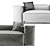 Modern Fox Sofa: Comfort & Style 3D model small image 5