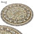 Stylish Round Rug in 18-Inch Size 3D model small image 1